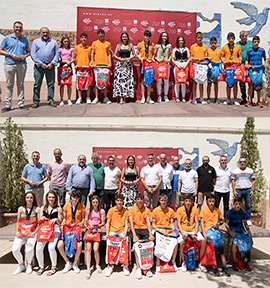 Tania Baños aplaude el esfuerzo de las niñas y niños participantes en el Campeonato de España de Ciclismo de Escolares