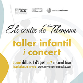 Nueva edición del taller educativo Els contes de Telemann en Onda