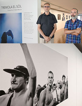 Inauguración de la exposición de fotografías Tiembla el suelo de Adrián Morote