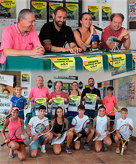 Presentación de la 39ª edición del Circuito Provincial de Tenis en Castellón