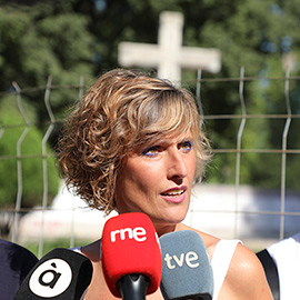 Discrepancias a la retirada de la Cruz a los Caídos del parque Ribalta de Castelló