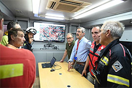 La Diputación de Castellón coordina a 750 efectivos de bomberos, 200 vehículos y cinco medios aéreos para proteger la provincia ante el riesgo extremo de incendios