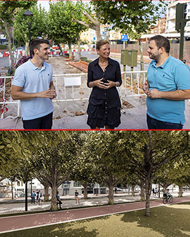 El nuevo carril bici de la avenida Lidón elevará a los 82 kilómetros el mapa de itinerarios ciclistas de Castelló