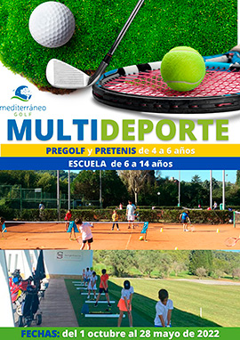 Abiertas inscripciones Escuelas Deportivas 2022/2023 Mediterráneo Golf