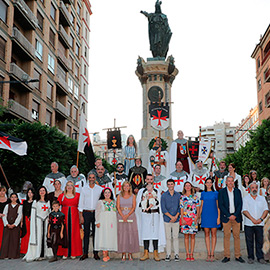 Los Templarios de Castelló rinden homenaje a Jaume I
