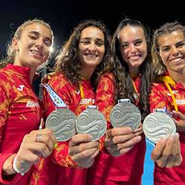 4 medallas para los atletas del Playas en el Campeonato de la Unión Mediterránea