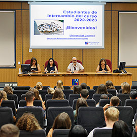 La Jaume I da la bienvenida al estudiantado entrante de los programas de movilidad