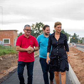 Las obras para transformar en un corredor ciclopeatonal seguro el Camí la Ratlla de Castelló entran en su recta final