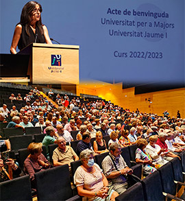La Universidad para Mayores de la UJI da la bienvenida a su estudiantado
