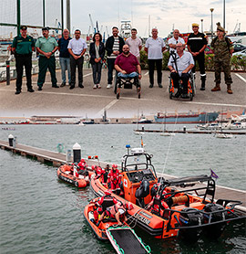 Más de 300 personas participan en el XIV Encuentro ´Un mar para todos´ de COCEMFE Castelló y RCN Castellón