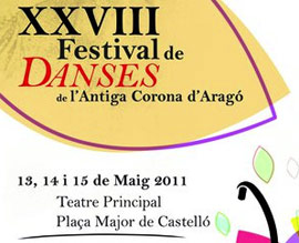 El 28 Festival de L'Antiga Corona d'Aragó reunirá a 300 participantes de once grupos folclóricos del 13 al 15 de mayo en Castellón