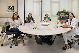 La rectora de la UJI recibe la visita de la nueva presidenta del Colegio Oficial de Médicos de Castellón