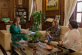La alcaldesa Amparo Marco se reúne con la nueva presidenta del Colegio de Médicos de Castellón