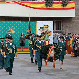 Acto institucional de la Guardia Civil con motivo del Día del Pilar