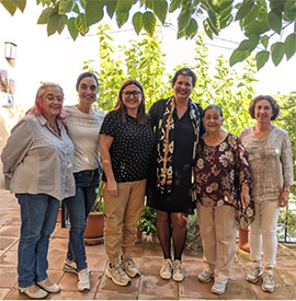 Puerta recibe a la secretaria ejecutiva de la red latinoamericana de mujeres rurales