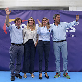 El partido Popular de Castellón recibe al alcalde de Madrid, José Luis Martínez-Almeida