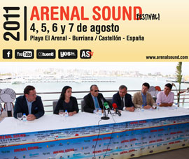Presentación novedades Arenal Sound Burriana- Agosto 2011