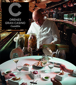 El Estrella Michelín, Nazario Cano, ofrecerá una cena Show Cooking en Orenes Gran Casino Castellón