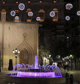 Castelló aplicará un plan de ahorro energético en la iluminación navideña de este año