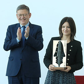 La investigadora de la UJI Sara Izquierdo Zandalinas ha sido galardonada en la primera edición de los Premios de la Ciencia Valenciana Santiago Grisolía