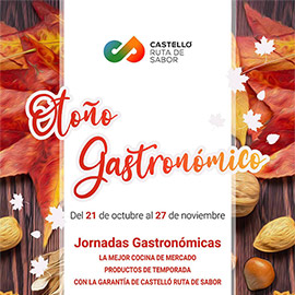 Jornadas gastronómicas de otoño en restaurantes de la provincia de Castellón