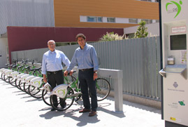 El Ayuntamiento de Castellón amplía con tres bases nuevas el servicio Bicicas que ya cuenta con casi 16.000 usuarios