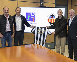 El CD Castellón visita la Universitat Jaume I