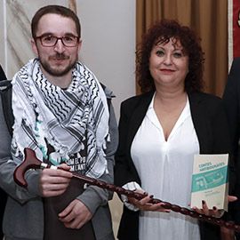 Entrega del premio Josep Pascual Tirado al escritor Pau Beltrán