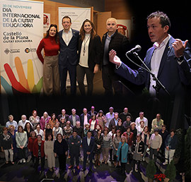 Castelló rinde homenaje al profesorado jubilado para abrir la Semana de las Ciudades Educadoras
