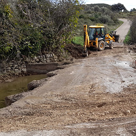 La Diputación de Castellón invierte 140.000 € en mantenimiento de caminos en los municipios afectados por incendios y por lluvias torrenciales