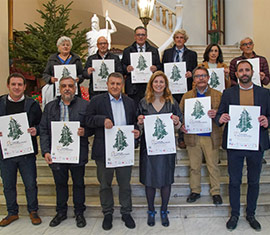 Presentación de los XIII Premios Jesús Medrano-Ciudad de Castelló de tarjetas de Navidad