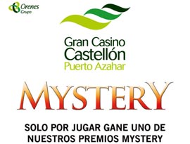 Llega el Mystery a la sala de máquinas del Gran Casino Castellón en su tercer aniversario