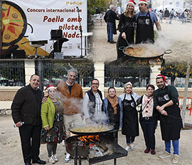 I Concurso internacional de paella con pelotas de Navidad de la ciudad de Castelló