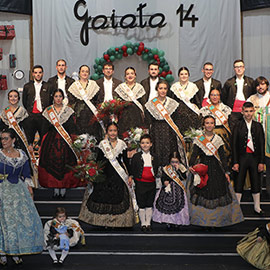 María Lidón García y Nieves Fernández de Marcos, madrinas de la Gaiata 14 Castalia