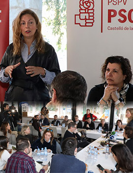 La alcaldesa Amparo Marco hace balance de año en un almuerzo con los medios de comunicación