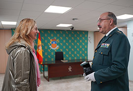 Marco felicita a Fresneda por sus años al frente de la Guardia Civil de Castellón