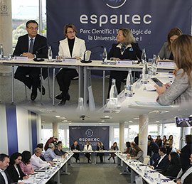 La vicepresidenta Nadia Calviño visita Espaitec  en la UJI de Castellón