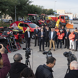 La Diputación de Castellón activa un dispositivo frente a nevadas con 190 efectivos diarios y más de 70 vehículos