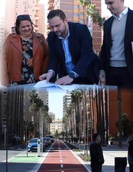 El Ayuntamiento recepciona las obras de la Avenida de Lidón y abre a la ciudadanía el nuevo vial