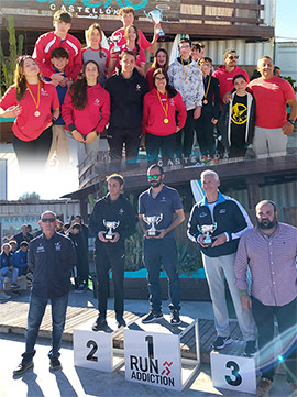 Subcampeones en la 1ª Prueba de la liga autonómica de Kayak de Mar