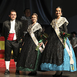 Lledó Montes, Yaiza Ballester y Gabriel Fernández, máximos representantes de la Gaiata 16 Rafalafena