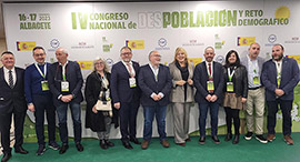 El presidente de la Diputación, José Martí,  asiste en Albacete al IV Congreso Nacional de Despoblación