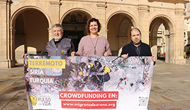 Castelló destinará 50.000 euros a un proyecto de ayuda en la zona afectada por el terremoto de Siria y Turquía