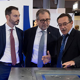 La Diputación de Castellón muestra su apoyo al sector cerámico reforzando su presencia en Cevisama