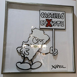 Clausura de la exposición ´Castelló és Xiste. La tira d’anys dibuixant´ con una visita guiada por Xipell