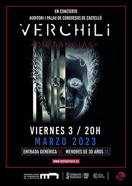 Verchili presenta sus nuevos temas en el Auditori de Castelló dentro del ciclo ´Territori CS´