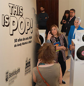 Inauguración de la exposición ‘This is POP! 50 años de arte POP de Andy Warhol a OBEY’ en Villa Elisa