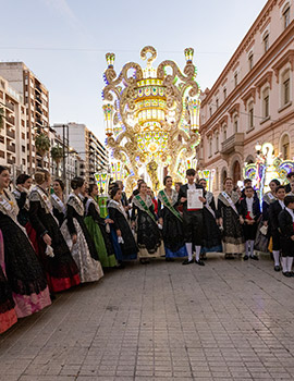 La gaiata 6, del sector Farola-Ravalet, primer premio en el concurso de Gaiatas