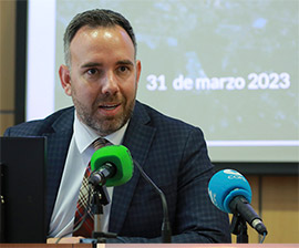 El presidente de la Autoridad Portuaria de Castellón, Rafa Simó hace balance de su gestión antes de su marcha como presidente de la institución