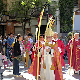 Celebración del Domingo de Ramos en Castelló